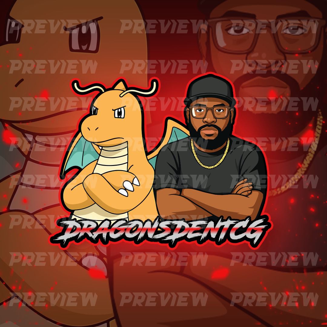 DragonsDenCG Dragonite trainer mascot logo